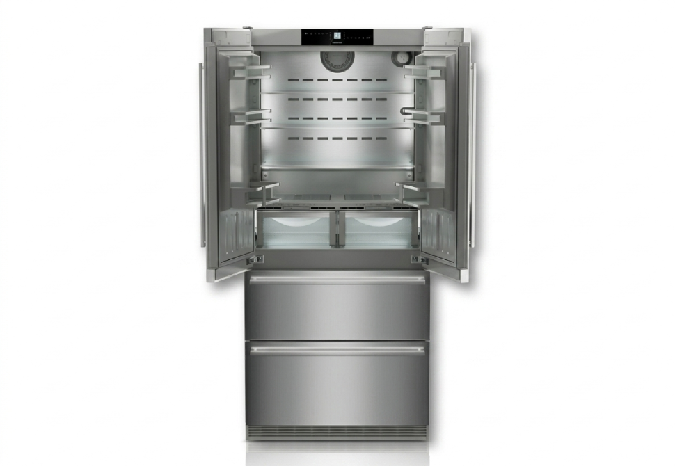 Combina frigorifica French Door Liebherr CBNste 8872 Premium, BioFresh si NoFrost, IceMaker, DuoCooling, 522 l, Clasa E - imagine 2