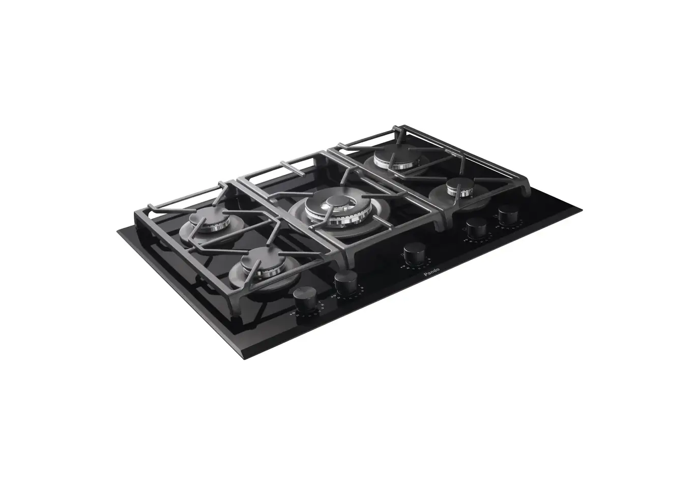 Plită pe gaz Pando PGA-4371, 71 cm, 5 arzatoare