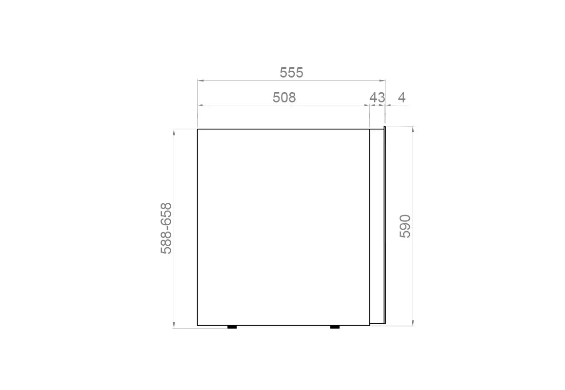 Vitrina de vin incorporabila si panelabila Pando PVMAP 60-23 PA, latime 60 cm, 23 sticle, 2 zone de racire, deschidere PUSH-TO-OPEN - imagine 4