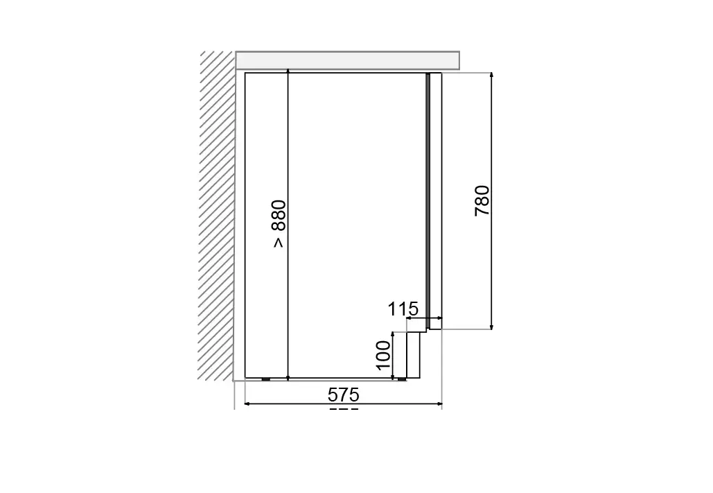 Vitrina de vin incorporabila si panelabila Pando PVMBP HD 60-45 PA, latime 60 cm, 45 sticle, 2 zone de racire, deschidere PUSH-TO-OPEN - imagine 4