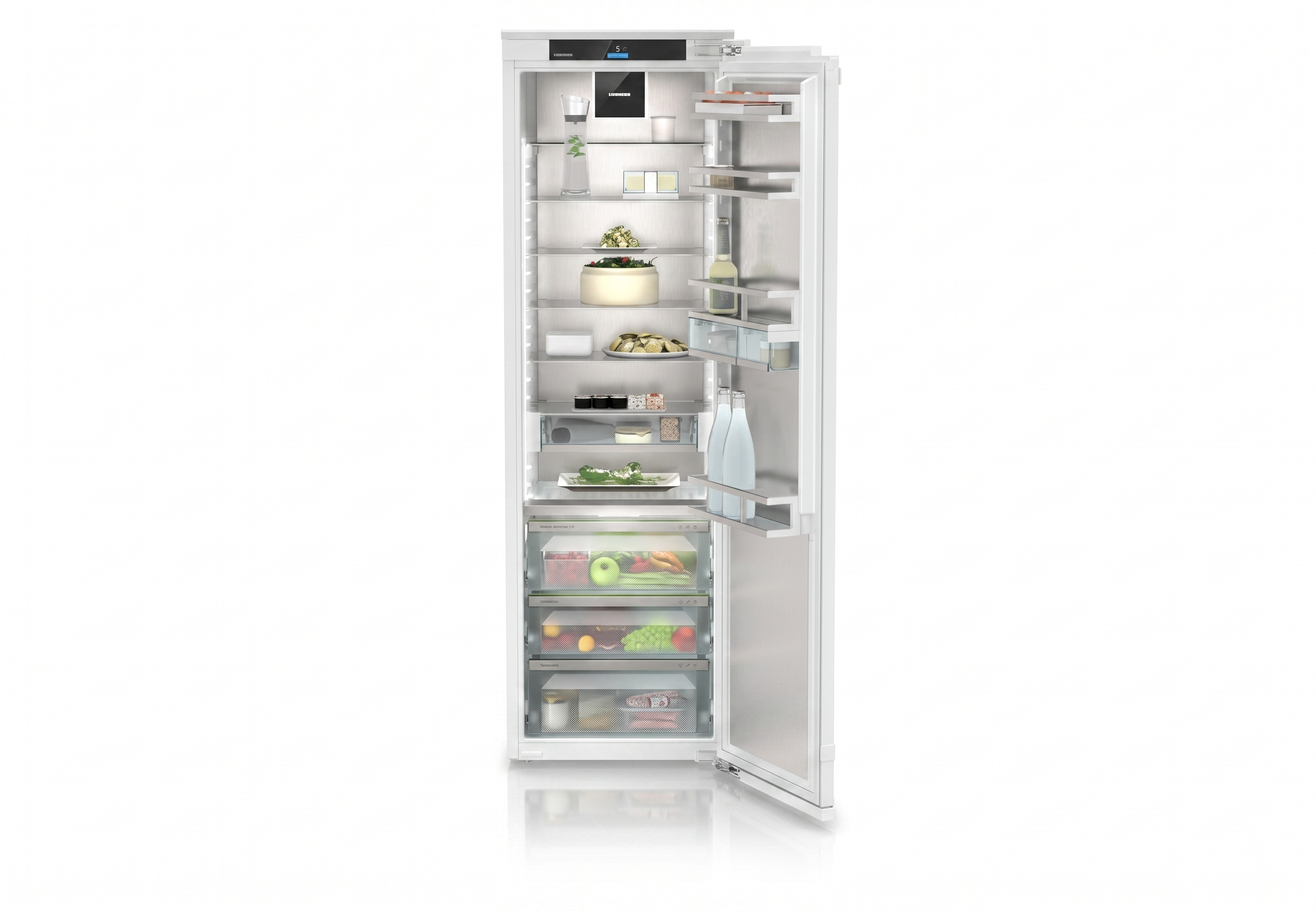 Frigider incorporabil cu o usa Liebherr IRBAc 5190 001 Peak, 56 cm, 296 l, BioFresh Professional, AutoDoor, HydroBreeze, SmartDeviceBox, LightTower, InfinitySpring