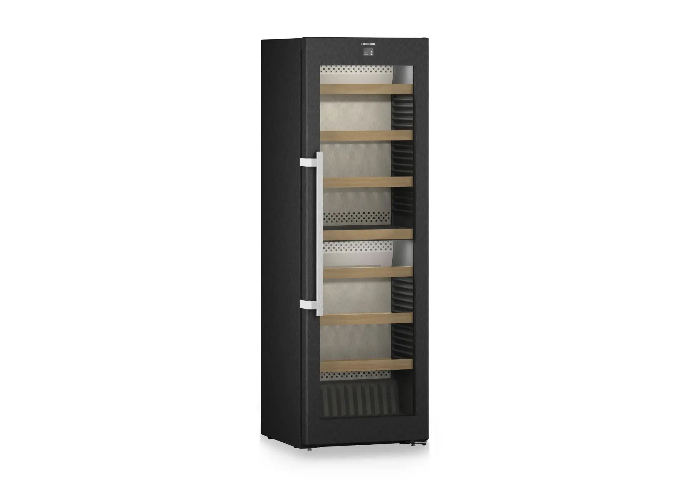 Vitrina pentru vinuri Liebherr WPbsi 5252 Vinidor, 368 l, 155 sticle, Clasa F, 185.4 cm, BlackSteel - imagine 4